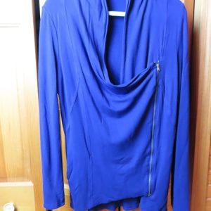 Market and Spruce French Terry zip cardigan